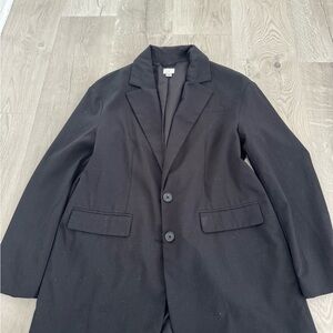 A New Day Black Oversized Blazer Coat